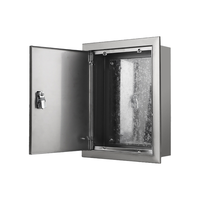 Boîte de distribution en acier inoxydable, boîte encastrée, boîte de commande électrique encastrée, armoire de commande électrique 100A 220V/380V