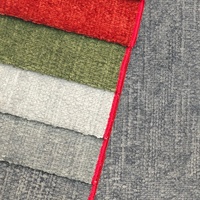 Tissu d'ameublement en chenille tissée 100 % polyester, multicolore, de luxe, épais, écologique, pour canapé et coussin, vente en gros