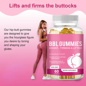 Novo Produto OEM Gummies BBL Gummies para Crescimento de Glúteos Suplemento para Mulheres - Product Image 3