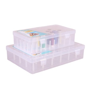 <b>Needle</b> And Thread Box 42 Axis PP Plastic Portable Sewing Storage Organizing <b>Case</b> For Household Mending Use - Product Image 5
