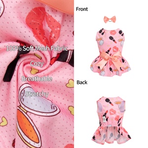 CuteBone, новый дизайн, Женская юбка для щенка, одежда для домашних животных, роскошное вечернее платье для собаки, дизайнерские платья для собак - Product Image 2