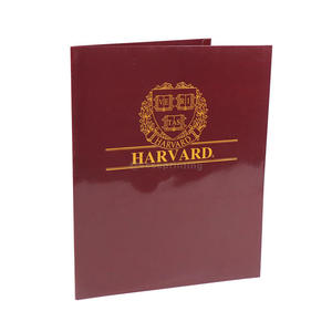 <b>A4</b> Custom Presentation File <b>Folders</b> Pocket Glossy Paper Presentation <b>Folders</b> With Two Pocket - Product Image 3