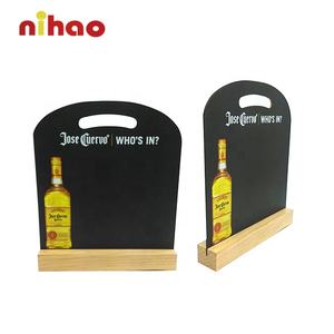 Personalizado respetuoso con el medio ambiente <span class=keywords><strong>NIHAO</strong></span> A4 A5 plástico acrílico madera Mesa menú soporte de exhibición soporte para interior al aire libre bar promoción - Product Image 5