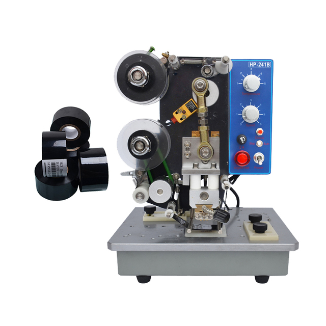 Automatic Electric Batch Production Date Stamping Printing Ribbon hp 241B Date Coding Machine