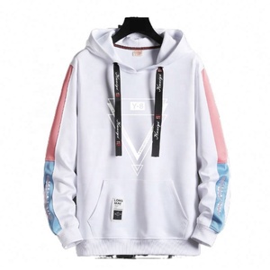 2021 felpe con cappuccio da <span class=keywords><strong>uomo</strong></span> oversize felpe con Logo tascabile ricamato primavera autunno top vestiti modello 3D - Product Image 2