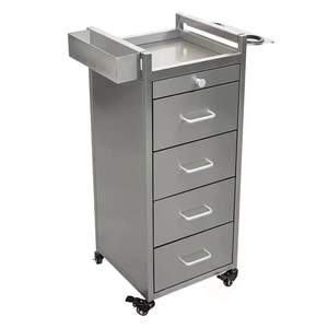 Chariot à outils en acier inoxydable pour salon de coiffure, armoire à outils pour salon de coiffure, étagère de rangement multifonctionnelle pour salon de coiffure - Product Image 3