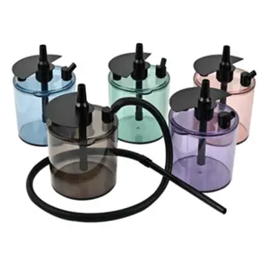 Candy Color Hookah Cup Shisha Set Plastic Acrylic Smoking Cup Hookah