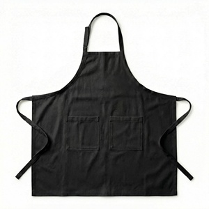 <span class=keywords><strong>Delantal</strong></span> de Algodón Ajustable con Bolsillos para Cocina, Repostería y Barbacoa, para Hombres y Mujeres - Product Image 1