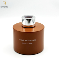 Vente en gros de flacon diffuseur d'arôme de parfum de luxe avec bouchon en aluminium tout type d'impression avec boîte personnalisée