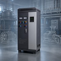 Armoire de commande de démarreur progressif JOEPOWER 22-250kW ES EZ SMRQ9-GA, panneau de démarrage progressif triphasé 380V/415V avec protection IP54