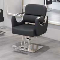 Chaise de Salon de Beauté Professionnelle de Luxe à Vendre, Siège en Cuir PU, Pompe Hydraulique, Pivotant à 360 Degrés, Multifonctionnelle