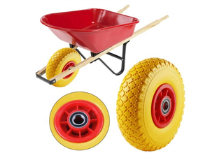 Prix bon marché Brouette Jardin Bâtiment Construction Utiliser une roue avec roue en mousse PU ou roue pneumatique en caoutchouc - Product Image 2