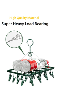 China produtos essenciais domésticos lavanderia meia cabide de aço inoxidável - Product Image 5