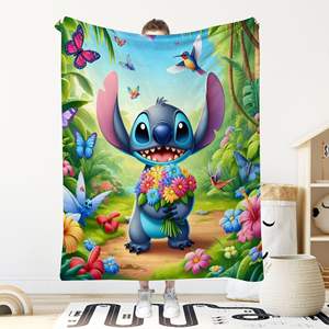 Dessin animé point fleur impression serviettes <span class=keywords><strong>de</strong></span> <span class=keywords><strong>bain</strong></span> sans sable séchage rapide enfant à capuche Poncho microfibre flanelle couverture <span class=keywords><strong>de</strong></span> couchage - Product Image 4