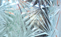 Blocs de verre creux Volume Discount motif fleur de glace bloc de verre cloisons pour la décoration intérieure Art bloc de verre architectural