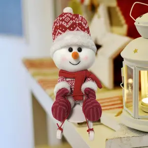 هدايا الأعياد ديكورات أفخم لعيد الميلاد مثل شخصية رجل الثلج زينة عيد الميلاد ديكورات للمنزل مثل شخصية الرجل الثلج على المزلاج