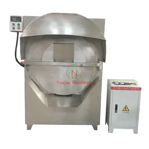electronic magnetic sunflower seed cashew roaster machine almond snack food roaster groundnut roasting machine