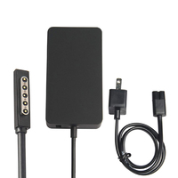 Kabbol 12V 3.58A 48W Adaptateur secteur CA DC pour ordinateur portable Chargeur pour Surface Pro 1/2/RT, Alimentation de remplacement avec port USB 5V/1A