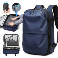 Port de charge USB pour affaires sac à dos pour ordinateur portable étanche Compression sous vide voyage avec sangle système de transport pour hommes femmes