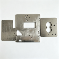 Plaque de base métallique de précision multi-trous usinée sur mesure CNC, certifiée ISO