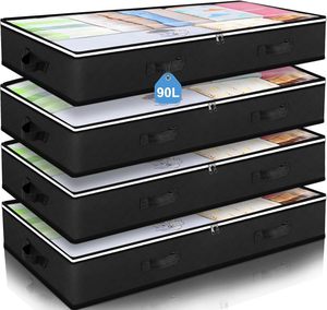 Caja Organizadora de Tela de Gran Capacidad para Mantas, Cajones para Guardar Ropa, Bolsa de Almacenamiento Debajo de la Cama - Product Image 2