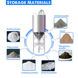 Silo à ciment en panneaux d'acier avec connexion boulonnée et <span class=keywords><strong>bande</strong></span> d'étanchéité pour des conditions de stockage résistantes aux intempéries - Product Image 2