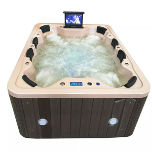 Dubai <strong>Pop</strong>-up Tv Outdoor Spa and Sexy Sex <strong>Massage</strong> Hot Tub with Tv - Product Image 1