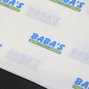 Custom Logo Printed Greaseproof Deli <b>Paper</b> Sheets Food Grade <b>Wrapping</b> <b>Paper</b> for Sandwich Burger Restaurant Packaging - Product Image 2