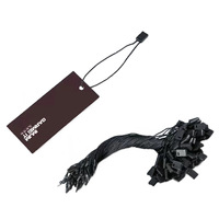 Cordon de suspension universel personnalisé en gros pour étiquettes de prix en plastique pour bijoux, robes et vêtements