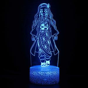 Lámpara de luz nocturna con diseño personalizado de Demon Slayer, Kamado, Tanjirou - Product Image 3