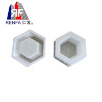 Nouveau design de bloc de verrouillage hexagonal creux de haute qualité, bloc de puits, bloc de béton prémoulé, moule en plastique, personnalisation d'usine