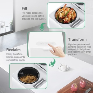 Broyeur de déchets alimentaires électrique avec fonction de remuage et de broyage automatique pour la compostation des résidus alimentaires - Product Image 3