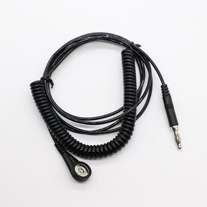 Kabel Katapel PU Khusus 4MM Kepala Pisang ke 4.0/3.5 Gesper Wanita Terapi Fisik Hitam Kabel Katapel - Product Image 3