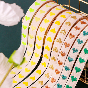 Hot bán 16mm bông băng tim băng đa màu sắc tim in MSD - Product Image 4