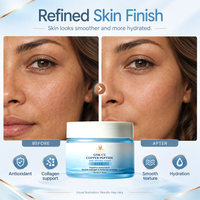 Crème Hydratante OEM ODM au Cuivre Peptidique GHK-Cu et Acide Hyaluronique SNAP-8 pour le Visage et le Cou – Soin Lissant – Vente au Détail