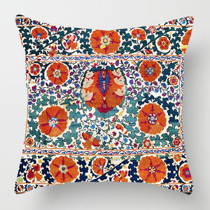 Dostluk türk etnik tarzı baskı atmak yastık kapak yastık ev dekorasyon hint kanepe yastığı kapak 45x45 - Product Image 3