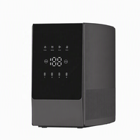 Système de purification d'eau par osmose inverse à haut débit, 8 étapes, couleur noir mat, sous évier, avec robinet SU304 et filtre alcalin