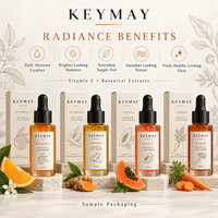 Sérum Visage Botanique Éclaircissant et Nourrissant Anti-rides à la Vitamine C, Curcuma, Papaye et Carotte – Marque Privée OEM ODM