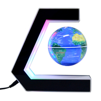 Nouveau globe terrestre magnétique à LED, globe flottant, cadeau d'anniversaire