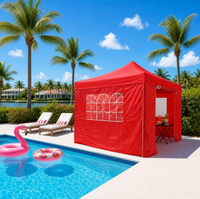 Auvent Intime 3x3M : Créez des Gazebo Pliants de Luxe pour un Salon Extérieur sur Terrasse Privée ou dans un Jardin Clôturé au Royaume-Uni, en France, en Italie et en Espagne