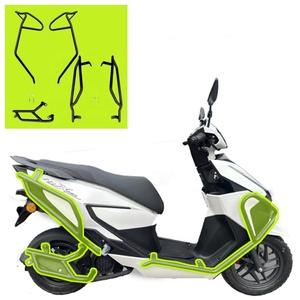 FOMOKER Accessorio per Honda NWX125 e Barra Anticaduta Posteriore WH125T-12, Barra di Protezione Antiurto e Anticollisione Riflettente per Moto - Product Image 1