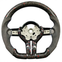 Volant en fibre de carbone à fond plat de haute qualité pour BM/W E92 E93 E60 E61, vente directe d'accessoires