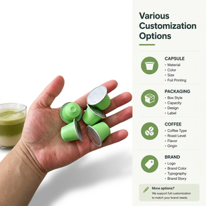 Cápsulas de Matcha de Envío Rápido, Listas para Enviar, Cápsulas de Té Verde Compatibles con Nespresso, Dolce Gusto, Keurig, Monodosis, Venta al Por Mayor - Product Image 1