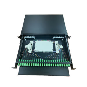 Cajón divisor de PLC tipo <span class=keywords><strong>12</strong></span> puertos FTTH caja de terminales de distribución exterior Panel de conexión de fibra óptica nominal IP65 - Product Image 1