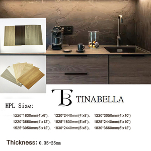 Panneau de meubles en HPL imitation bois TINABELLA, panneau en résine phénolique stratifiée haute pression <span class=keywords><strong>Formica</strong></span>, résistant au feu, pour la maison, le bureau, les murs - Product Image 5
