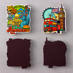 도매 프로모션용 아크릴 애니메이션 냉장고 자석, 맞춤 인쇄 아크릴 마그네틱 냉장고 기념품 선물 - Product Image 2