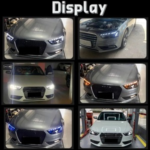 HETOP A4 B8 Phare 2013-2016 B8.5 Mise à niveau LED DRL Lampe modifiée Lentille de projecteur Mise à niveau vers le style A5 Design RS5 pour <span class=keywords><strong>Audi</strong></span> - Product Image 5