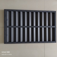 Fenêtre à persiennes en aluminium et fibre de verre, durable, étanche, pour la décoration de la maison, du bureau, de la salle de bain et de la cuisine