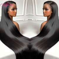 13x4 13x6 Rambut Vietnam Mentah dengan Kutikula Tertata Rapi, Wig HD Lace Front Tanpa Lem, Sudah Di-pre Plucked, Kepadatan 210%, Vendor Grosir