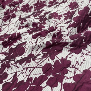 Tissu en brocart Floral de luxe, étoffe Jacquard pour confection de robes de Style français - Product Image 1